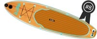 #8 Best Cheap Inflatable Paddle Board: Dama 11' iSUP