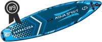 #9 Best Cheap Inflatable Paddle Board: Aqua Spirit Barracuda 10’6 iSUP