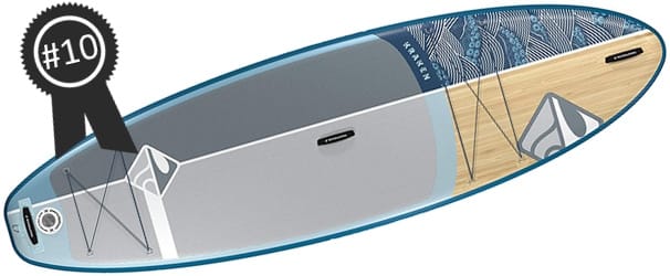 #10 Best Inflatable Paddle Board: Boardworks SHUBU Kraken 10' iSUP Board