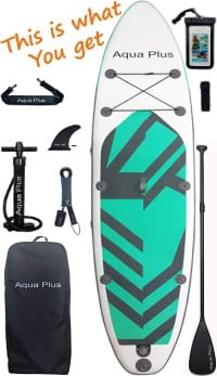 Aqua Plus 3Piece Paddle for SUP Stand Up Paddle Board 