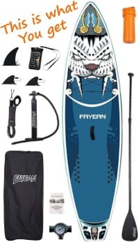 FAYEAN Tiger 10.5' iSUP Package