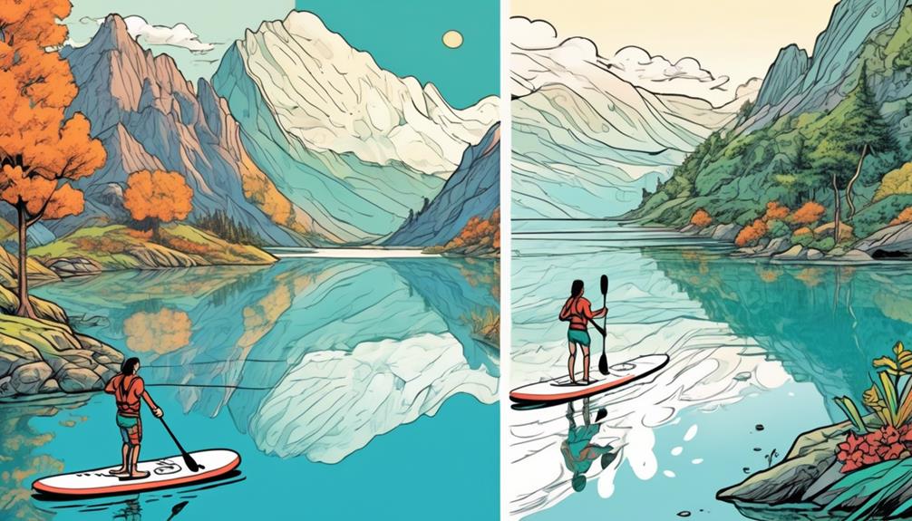 choosing between paddleboarding and kayaking