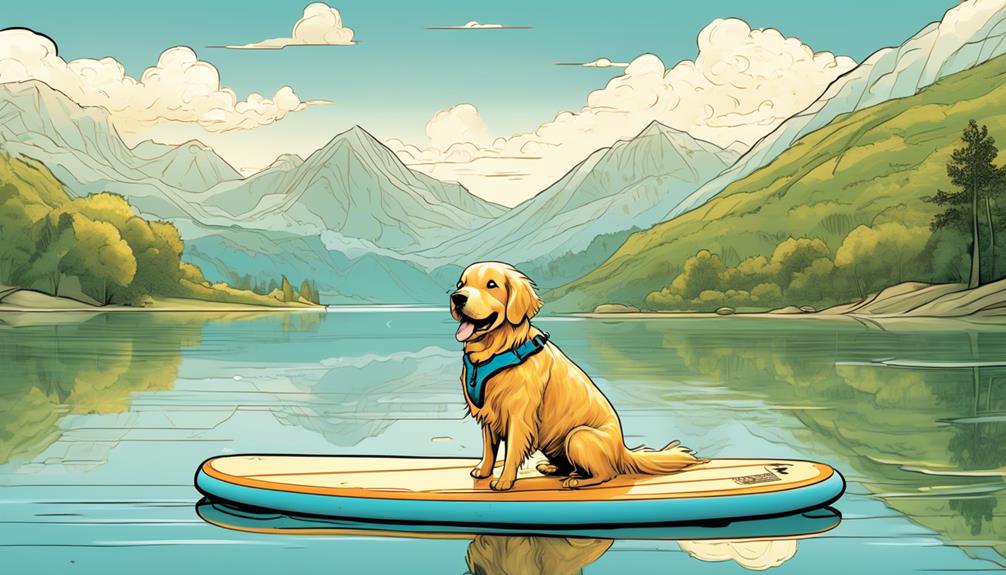 dog friendly inflatable paddle boarding