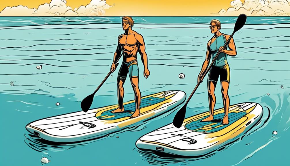 fitness required for inflatable paddle boarding