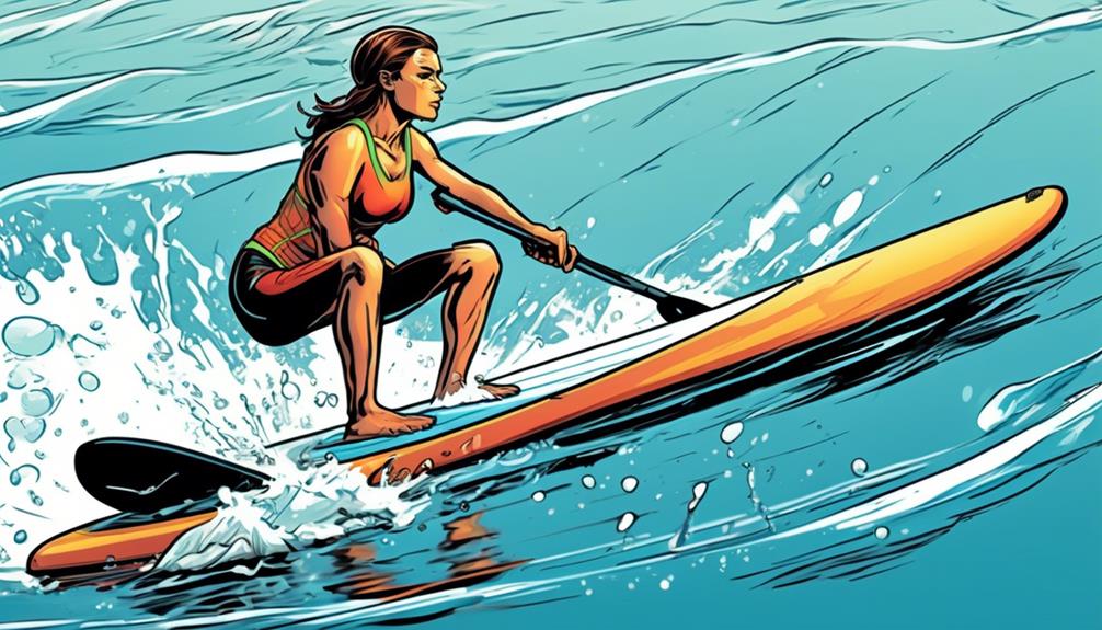 increasing speed on inflatable paddle board