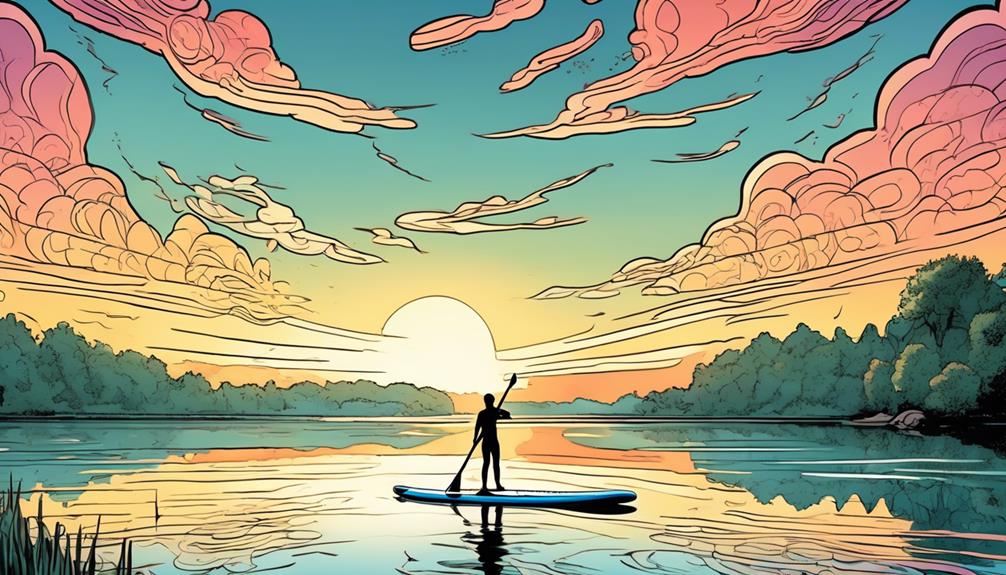 inflatable paddleboarding and mental health