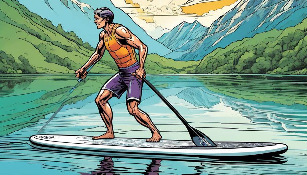muscle building potential of inflatable paddle boards