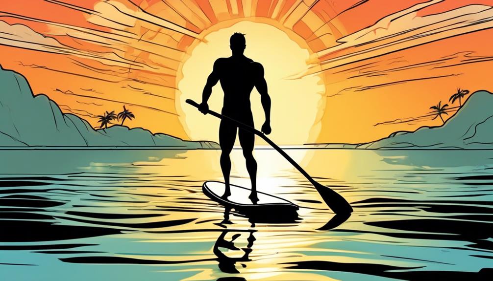 muscle engagement in paddleboarding