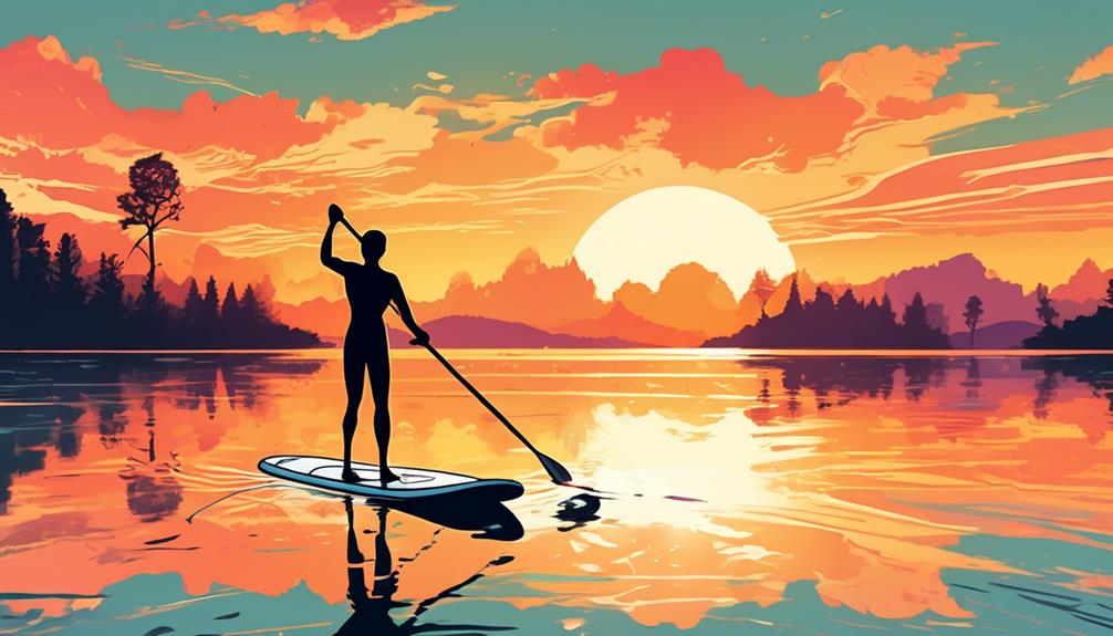 weight loss through paddleboarding